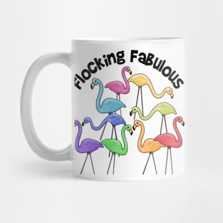 Flocking Fabulous Flamingos Mug